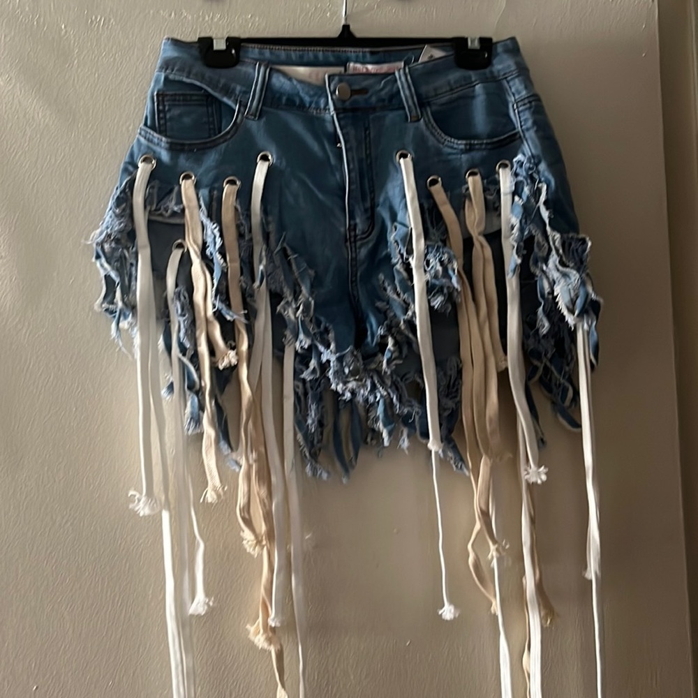 Denim Shorty shorts